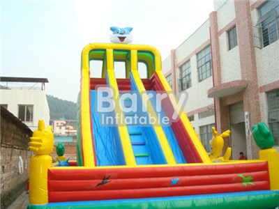 Free Fall Inflatable Cartoon Slide For Adults And Kids BY-DS-047